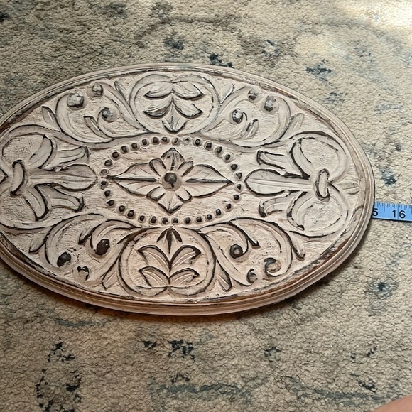 Mandala Carved Wood Accent Wall Art Decor - Picture 5 of 9